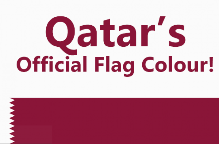 Qatar's Official Color The Real Deal